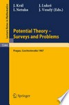 Potential Theory Surveys and Problems: Proceedings of a Conference held in Prague, July 19–24, 1987 