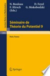 Séminaire de Théorie du Potentiel Paris, No. 9