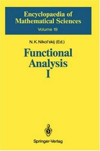Functional analysis I: linear functional analysis