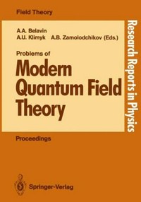Problems of modern quantum field theory