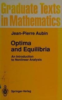 Optima and equilibria: an introduction to nonlinear analysis 