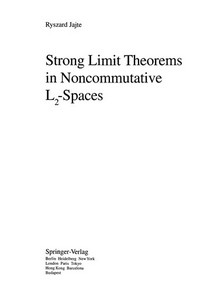 Strong limit theorems in noncommutative L2-spaces