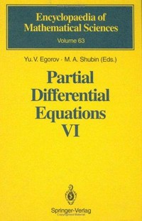 Partial differential equations VI: elliptic and parabolic operators