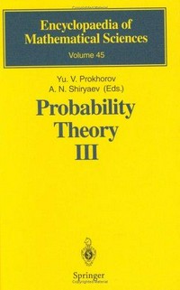 Probability theory III: stochastic calculus 