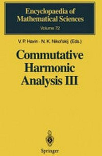 Commutative harmonic analysis III: generalized functions. Applications
