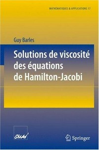 Solutions de viscosité des équations de Hamilton-Jacobi