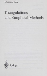Triangulations and simplicial methods