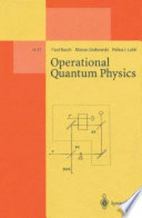 Operational quantum physics 