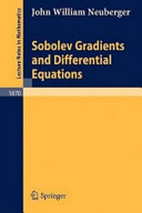 Sobolev gradients and differential equations
