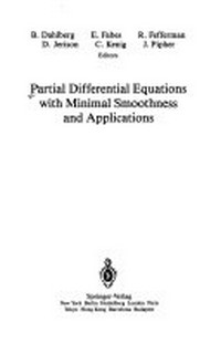 Partial differential equations with minimal smoothness and applications