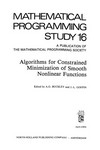 Algorithms for Constrained Minimization of Smooth Nonlinear Functions