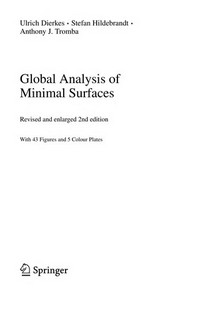 Global analysis of minimal surfaces