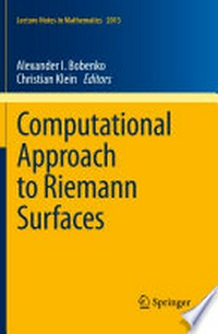 Computational approach to Riemann surfaces