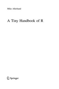 A Tiny Handbook of R
