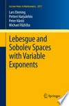 Lebesgue and Sobolev spaces with variable exponents