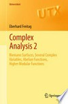 Complex Analysis 2: Riemann Surfaces, Several Complex Variables, Abelian Functions, Higher Modular Functions 