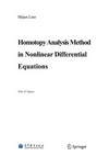 Homotopy Analysis Method in Nonlinear Differential Equations