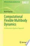 Computational Flexible Multibody Dynamics: A Differential-Algebraic Approach 