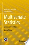 Multivariate Statistics: Exercises and Solutions 