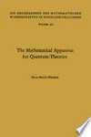The Mathematical Apparatus for Quantum-Theories: Based on the Theory of Boolean Lattices