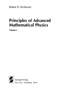 Principles of Advanced Mathematical Physics
