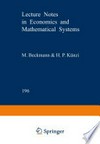 Information Structures in Economics: Studies in the Theory of Markets with Imperfect Information /