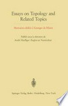 Essays on Topology and Related Topics: Memoires dédiés à Georges de Rham /