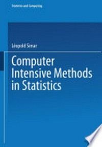 Computer Intensive Methods in Statistics