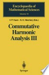 Commutative Harmonic Analysis III: Generalized Functions. Application 