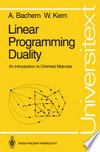 Linear Programming Duality: An Introduction to Oriented Matroids /