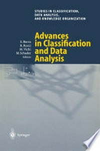 Advances in Classification and Data Analysis