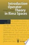 Introduction to Operator Theory in Riesz Spaces