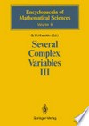 Several Complex Variables III: Geometric Function Theory /