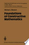 Foundations of Constructive Mathematics: Metamathematical Studies /