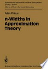 n-Widths in Approximation Theory