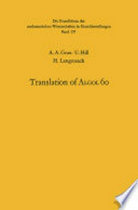 Handbook for Automatic Computation: Volume I · Part b 