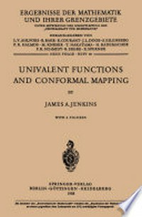Univalent Functions and Conformal Mapping