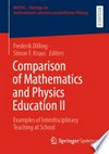 Comparison of Mathematics and Physics Education II: Examples of Interdisciplinary Teaching at School /