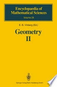 Geometry II: Spaces of Constant Curvature /