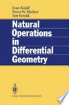 Natural Operations in Differential Geometry