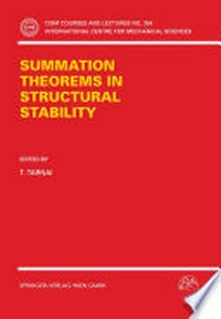 Summation Theorems in Structural Stability