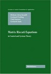 Matrix Riccati equations in control and systems theory