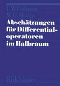 Abschätzungen für Differentialoperatoren im Halbraum