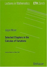 Selected chapters in the calculus of variations