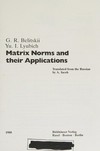 Matrix norms and their applications