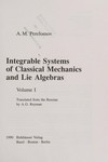 Integrable systems of classical mechanics and Lie algebras: Volume I