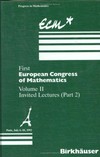 First European congress of mathematics: Paris, July 6-10, 1992