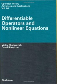 Differentiable operators and nonlinear equations 