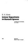 Linear equations in Banach spaces