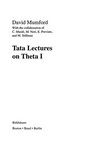 Tata lectures on theta 